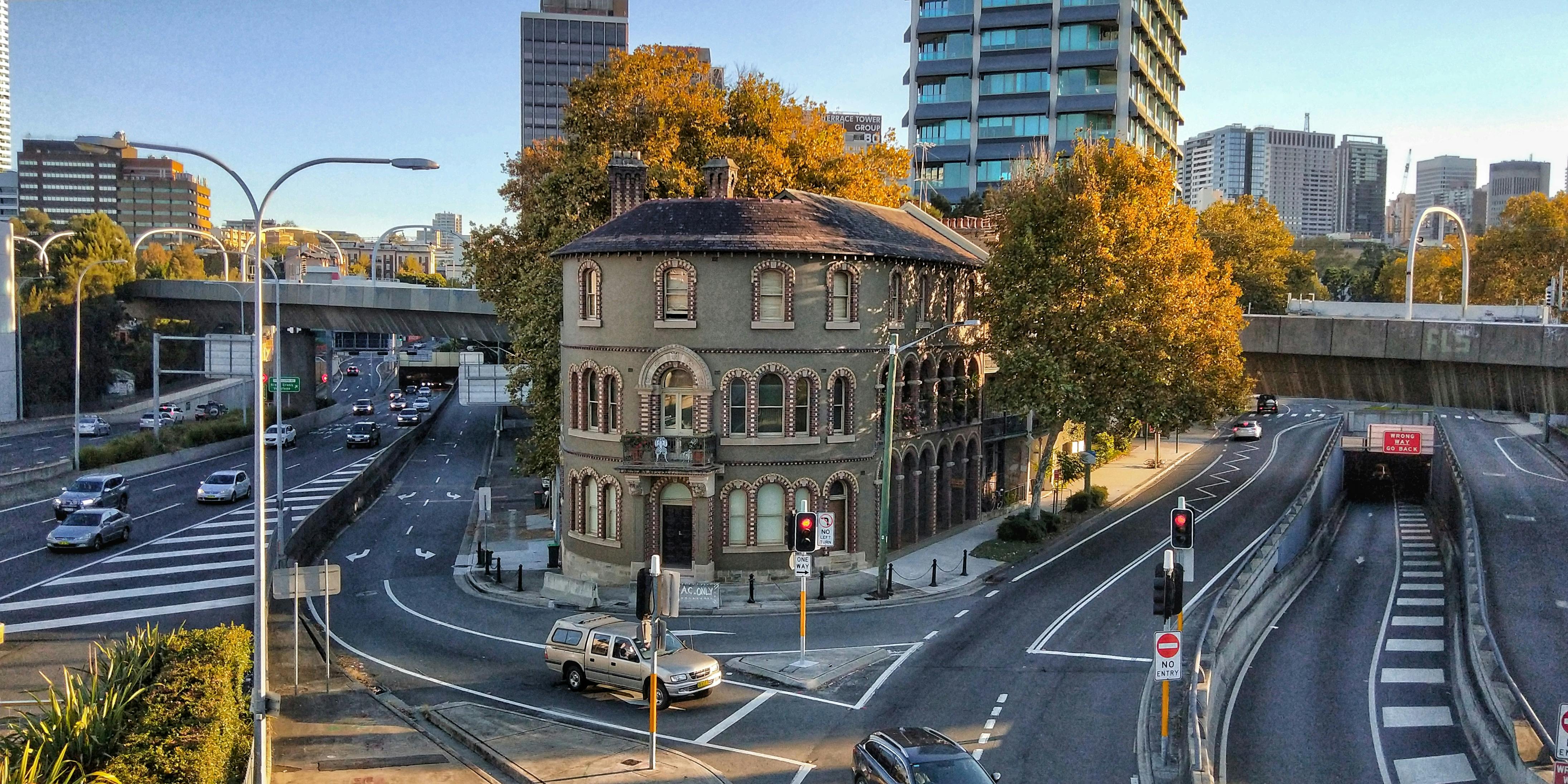 Sydney street and business district